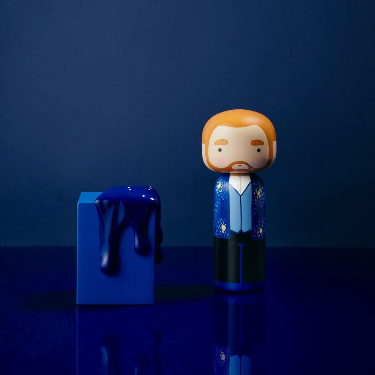 Vincent Van Gogh - Starry Night - Kokeshi Doll – Lucie Kaas