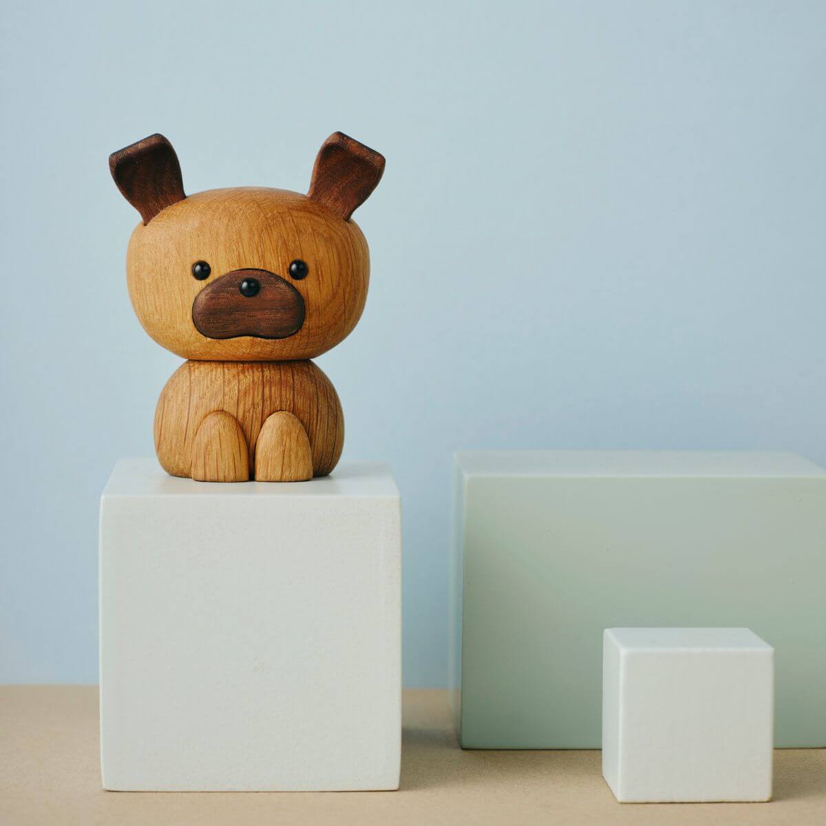 Buller Wooden Figure – Cute Kawaii-Inspired Wooden Decor – Lucie Kaas