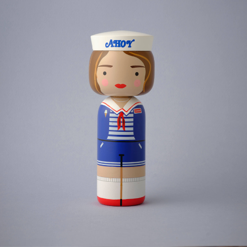Kokeshi Doll by Lucie Kaas – Robin Buckey from Stranger Things