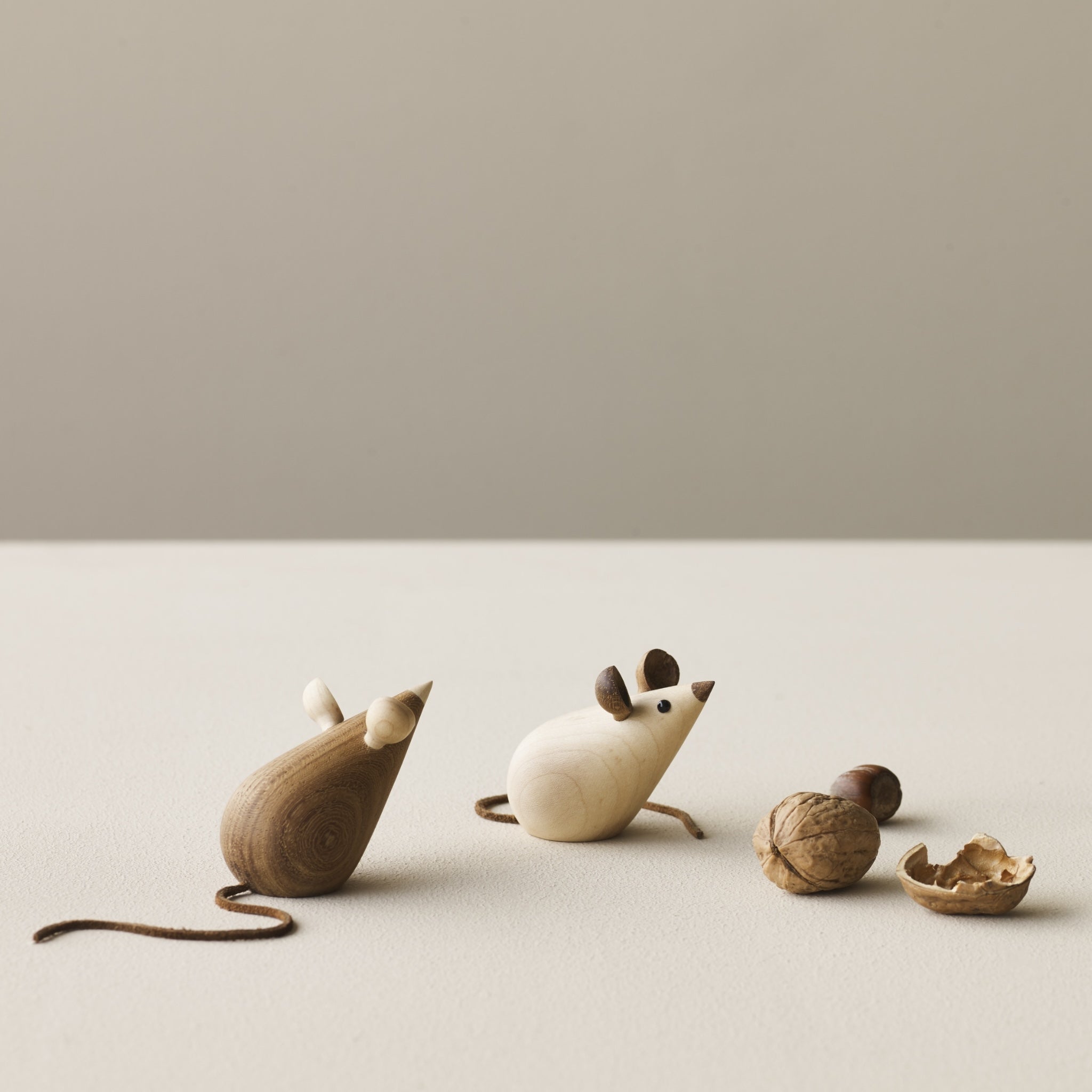 Skjode Mice Wooden Animals | Natural Craft – Lucie Kaas