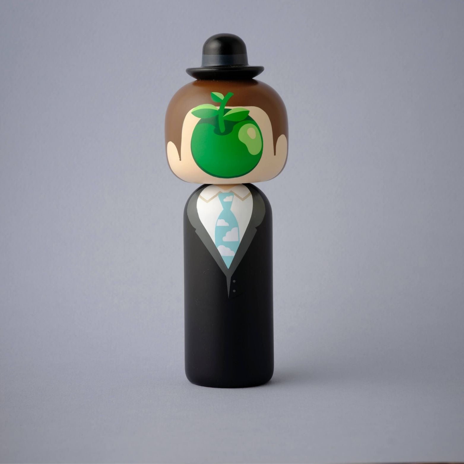 René Magritte Kokeshi Doll - Surreal Art Tribute – Lucie Kaas