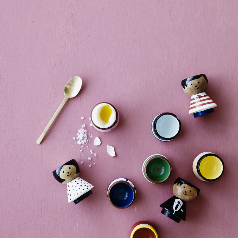 Lucie Kaas, BORDFOLK, Egg Holder | Grandpa, Egg Cups
