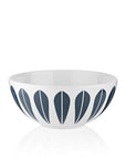 A white a blue arne clausen bowl