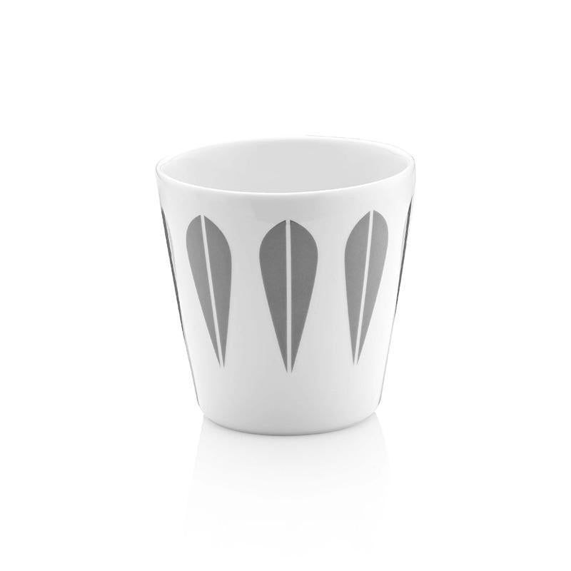 Lotus Cup | White, Grey CUP - Lucie Kaas