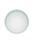 Lotus Deep Plate | White, Mint Green DEEP PLATE - Lucie Kaas