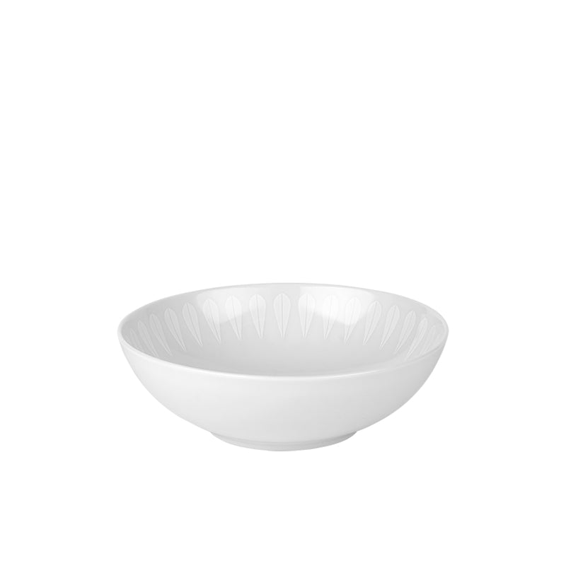 Lotus Deep Plate White | Modern Dinnerware – Lucie Kaas