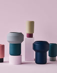 Vase | Mint Green, Black VASE - Lucie Kaas