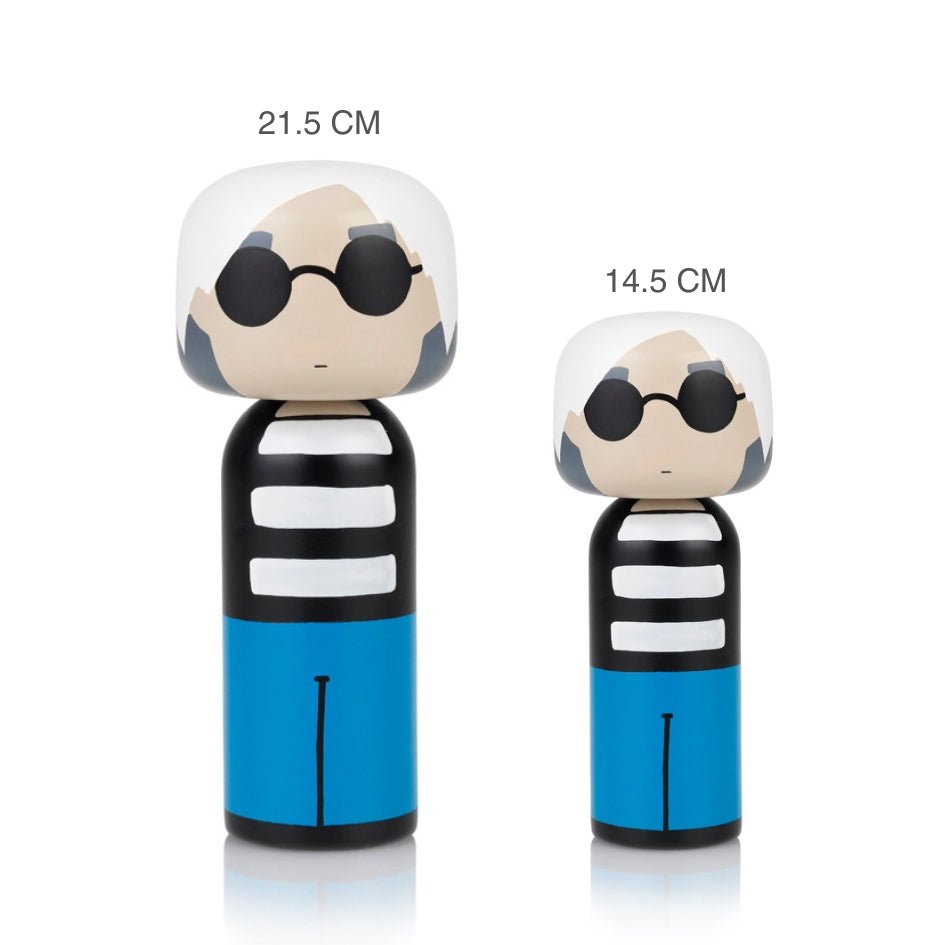 Kokeshi Andy in two sizes