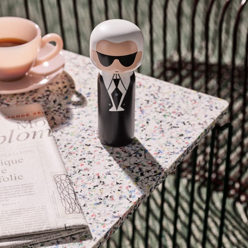 Karl lagerfeld wooden discount doll