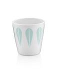 Lotus Cup | White, Mint Green CUP - Lucie Kaas