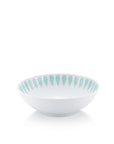 Lotus Deep Plate | White, Mint Green DEEP PLATE - Lucie Kaas