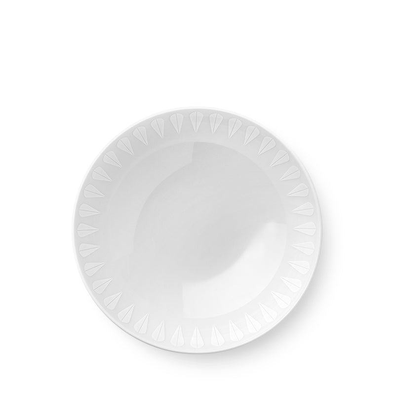 Lotus Deep Plate | White DEEP PLATE - Lucie Kaas