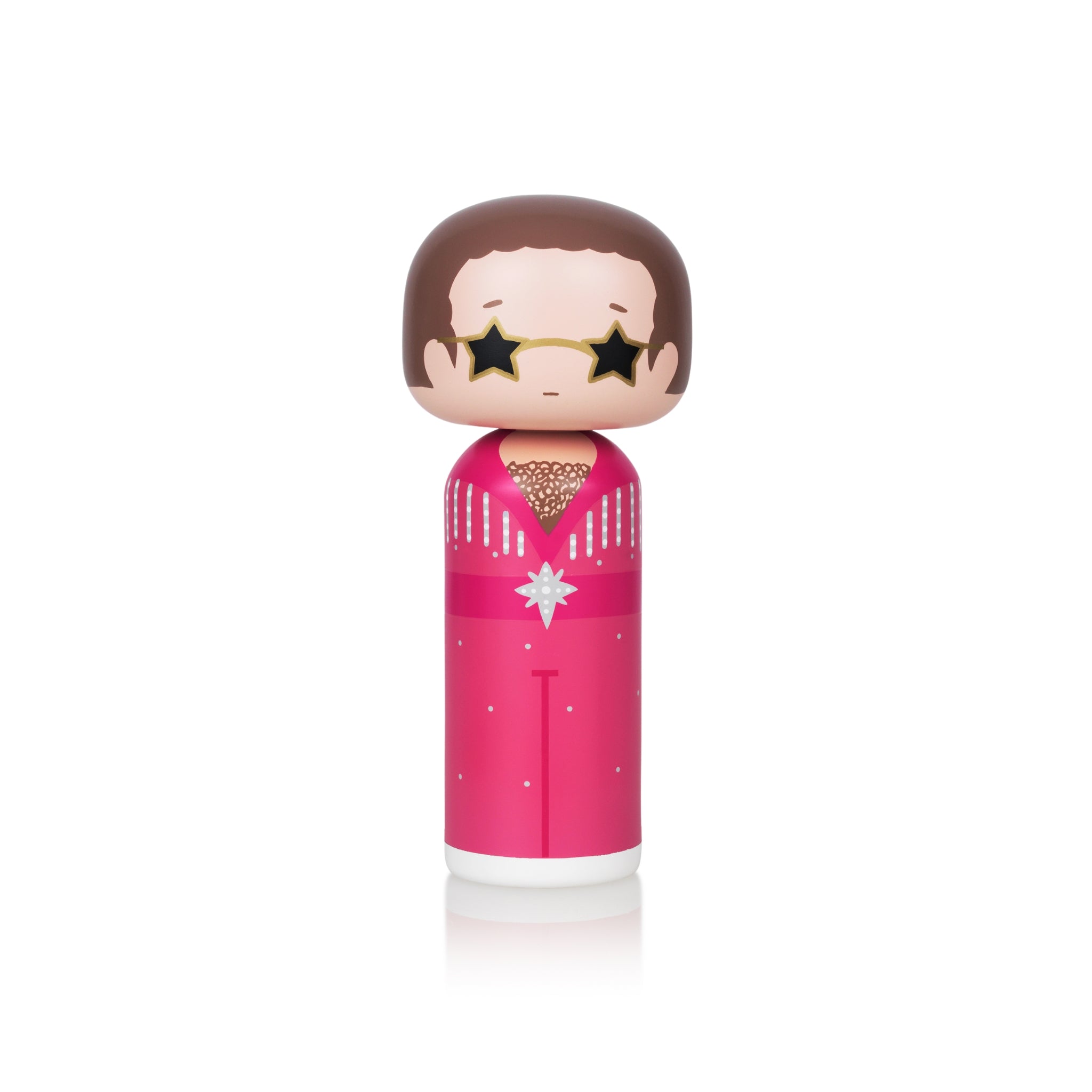Elton John Kokeshi Pink Outfit | Iconic Music Doll - Lucie Kaas