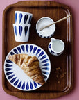 Lotus-Tasse | Weiß, Grau CUP - Lucie Kaas