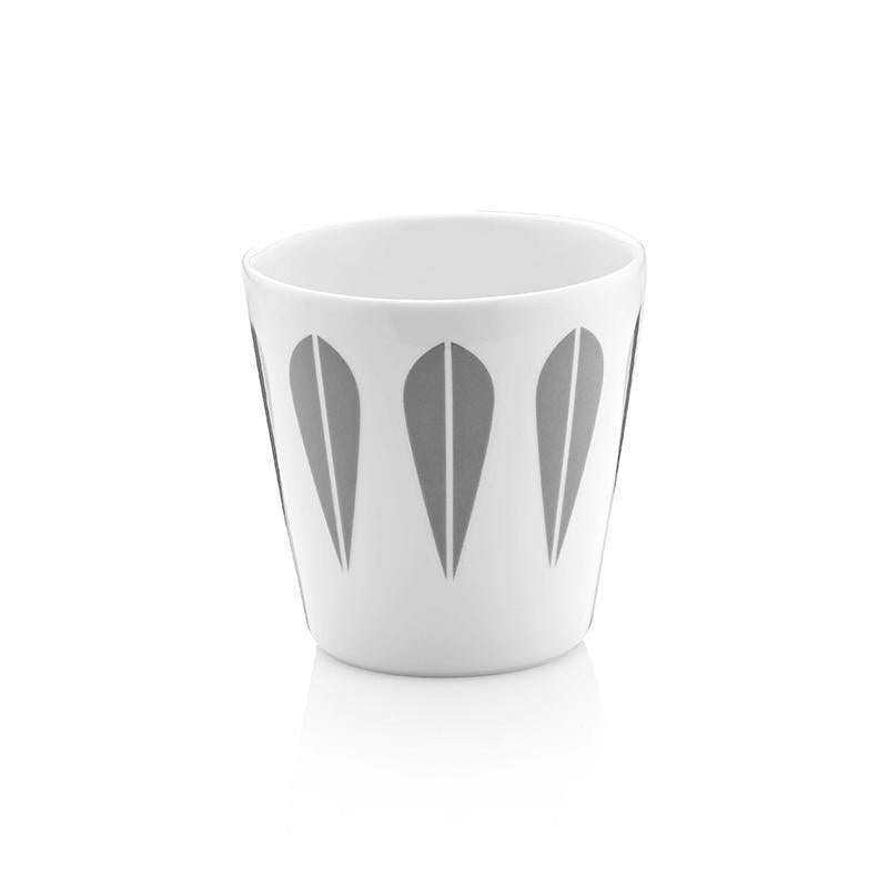 Lotus-Tasse | Weiß, Grau CUP - Lucie Kaas