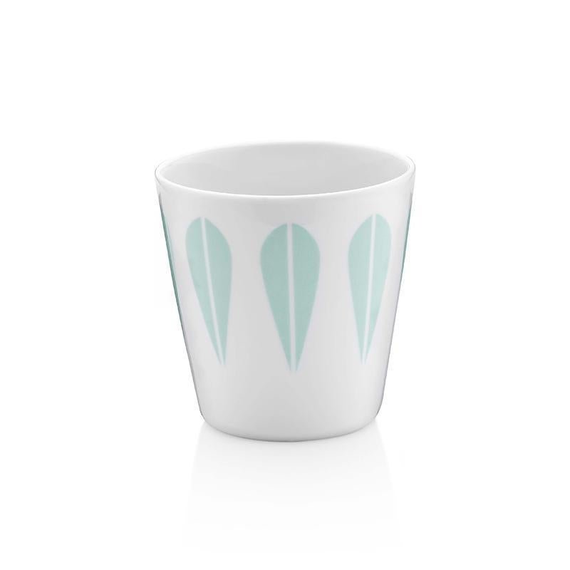 Lotus-Tasse | Weiß, Mintgrün CUP - Lucie Kaas