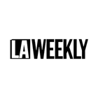 Logo avec texte noir en gras indiquant "LA WEEKLY" sur fond transparent.