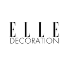 Logo "Elle Decoration" en texte noir sur fond transparent.