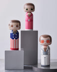 Lucie Kaas, SKETCH.INC FOR LUCIE KAAS, Kokeshi | Elton John pink outfit collection, Collectible Figurines