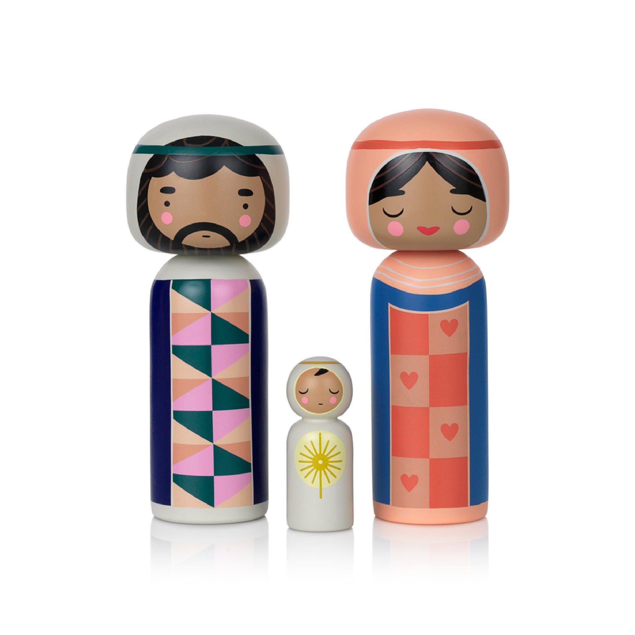 Kokeshi Nativity Set | Holiday Icon Series – Lucie Kaas