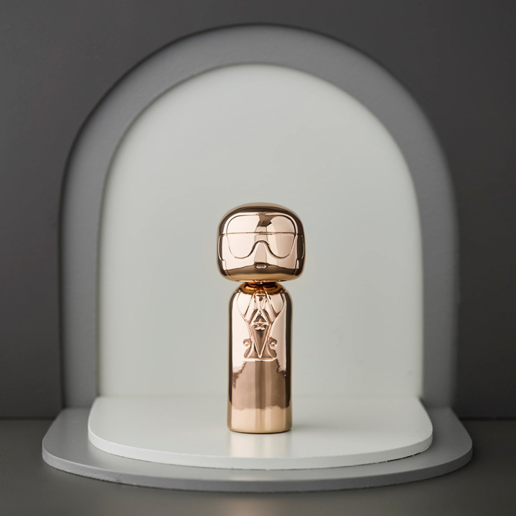 Lucie Kaas, SKETCH.INC FOR LUCIE KAAS, Kokeshi | Karl, Rose Gold Limited Edition, Collectible Figurines