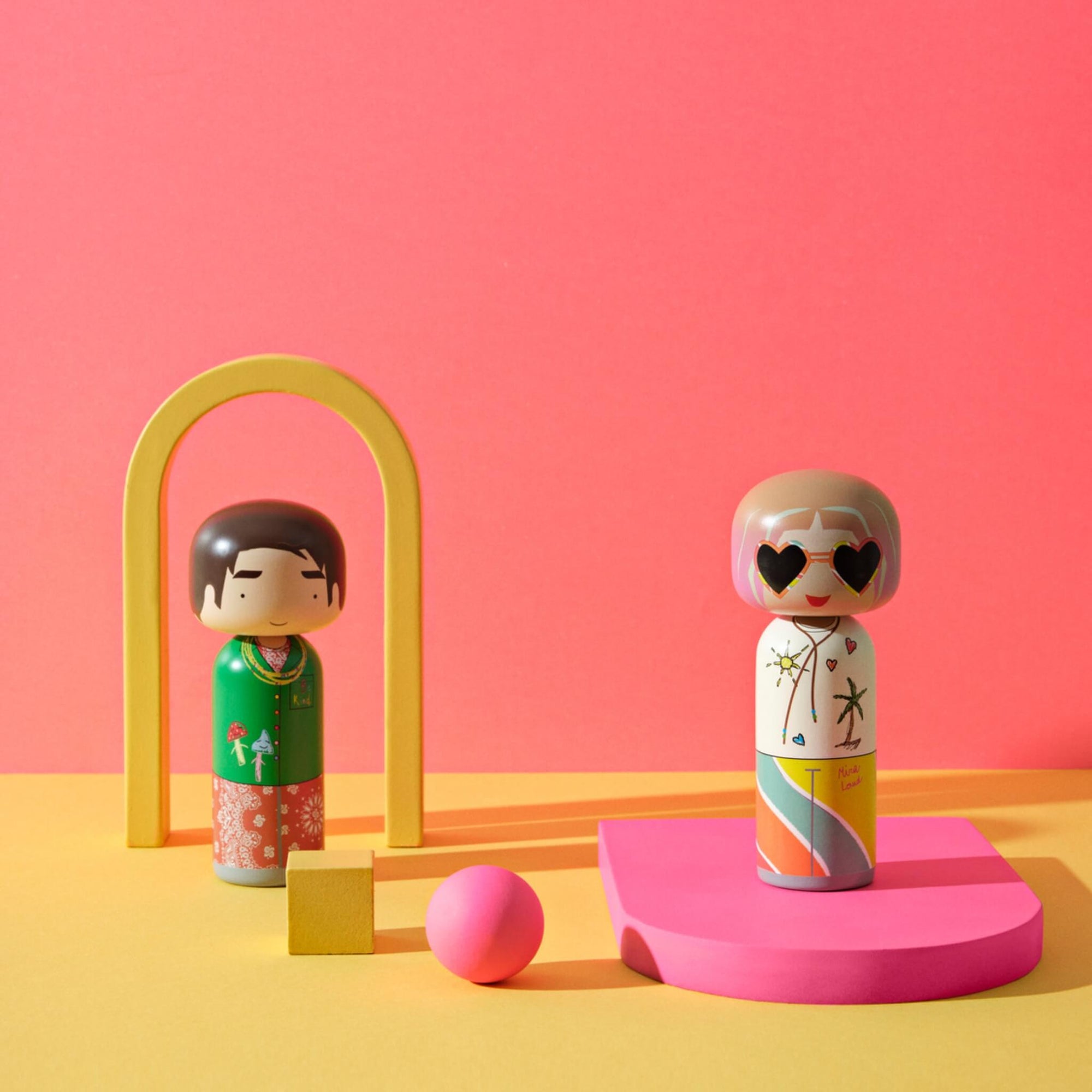 Lucie Kaas, SKETCH.INC FOR LUCIE KAAS, Kokeshi | Gio - Mira Mikati, Collectible Figurines