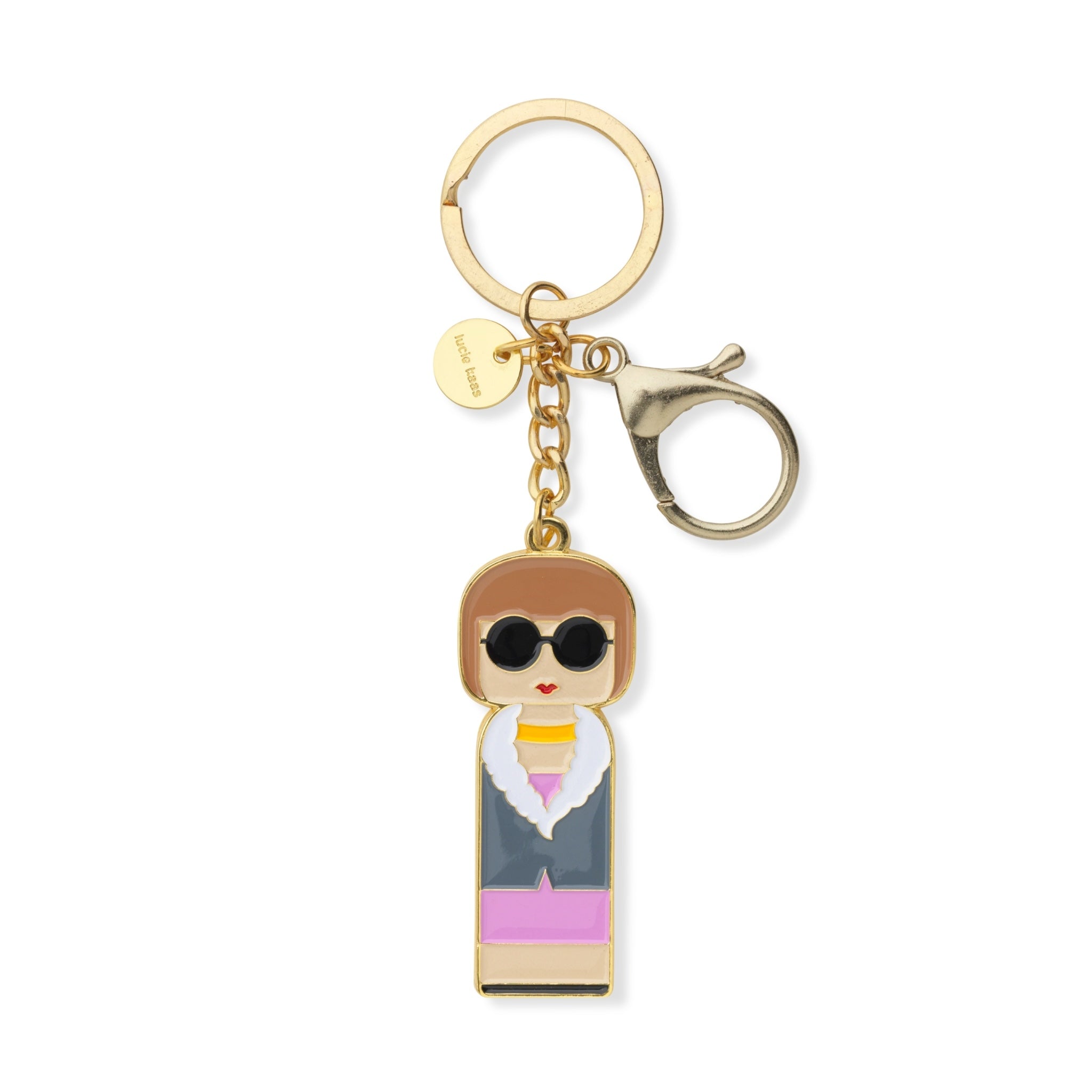 Anna: The Iconic Kokeshi as a Keychain – Lucie Kaas