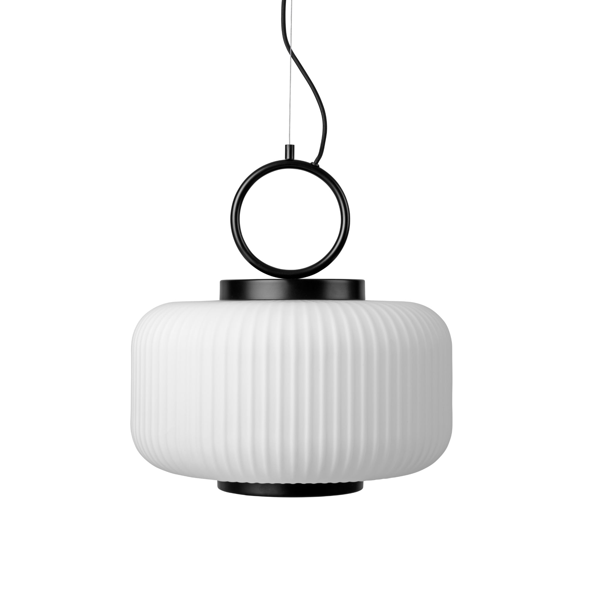 Lucie Kaas, MOONBEAM, Large Lantern Pendant | White, Black, Lamps