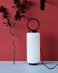 Lucie Kaas, MOONBEAM, Lantern Table Lamp | White, Black, Lamps