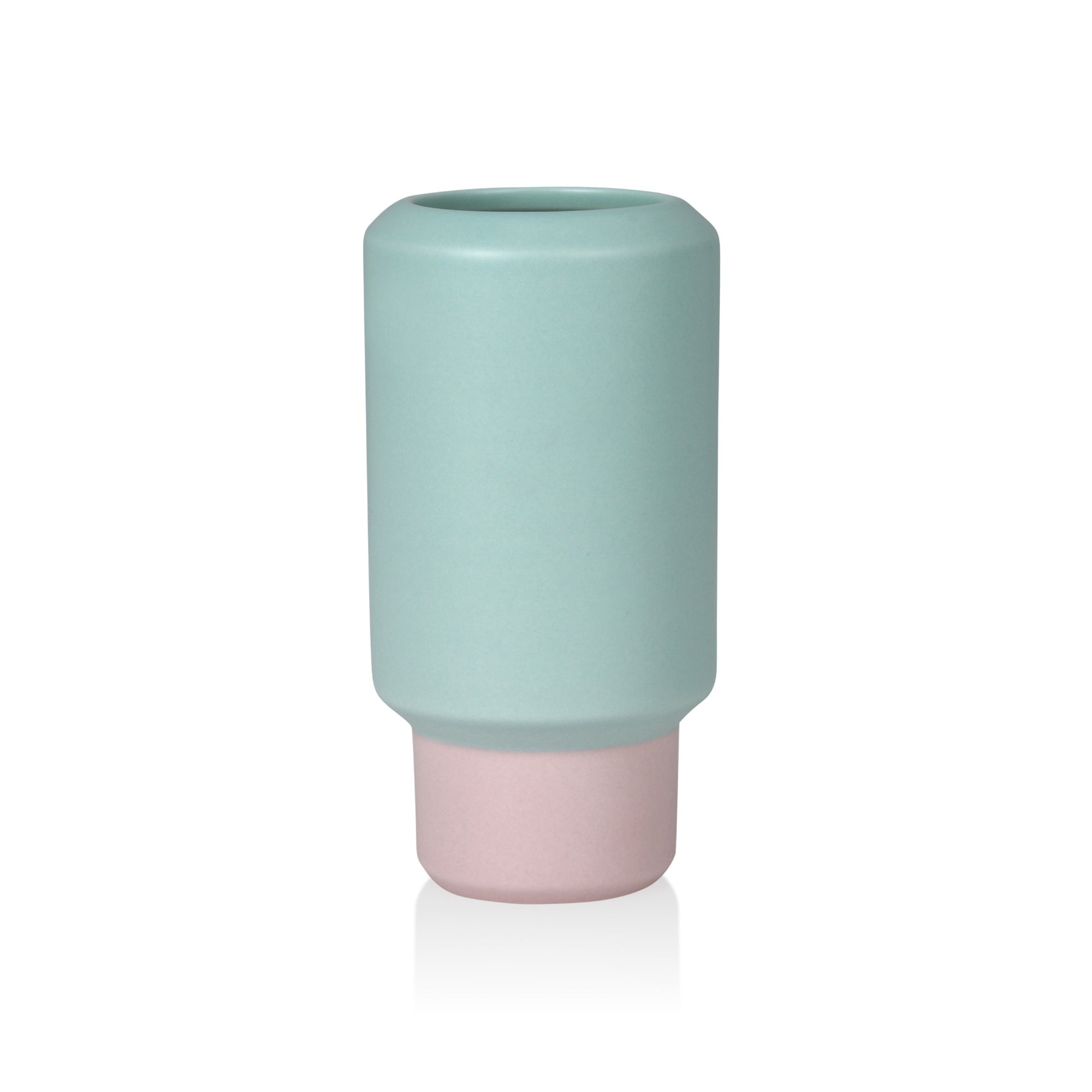 Vase | Mint Green, Pink VASE - Lucie Kaas