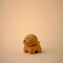 Lucie Kaas wooden dog figurine, minimalist oak kokeshi-style puppy sculpture
