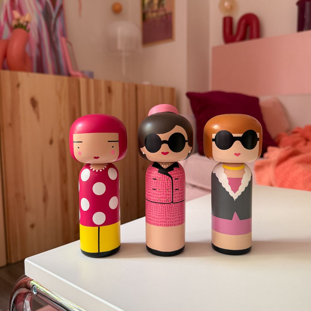 Jackie Kokeshi Doll | Historical Icon Series – Lucie Kaas