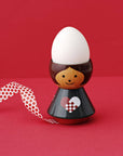 Egg Holder - Danish Heart Green