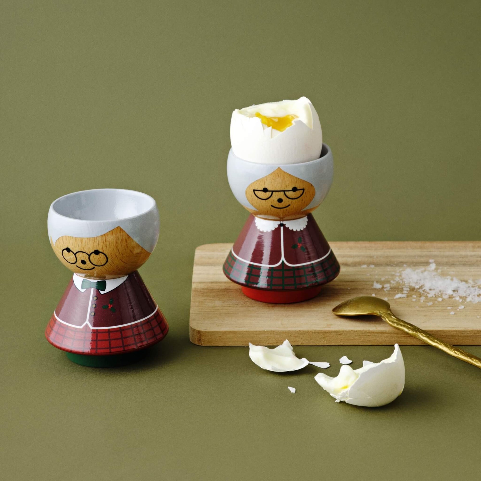 Egg Holder - Christmas Grandma