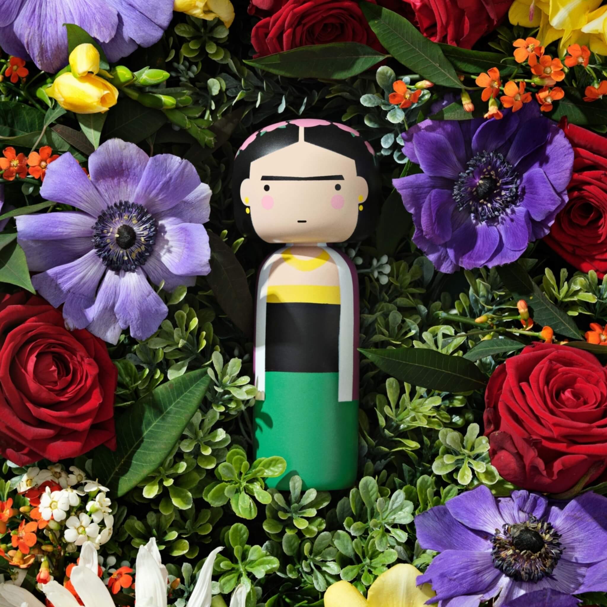 Lucie Kaas Kokeshi Doll Frida