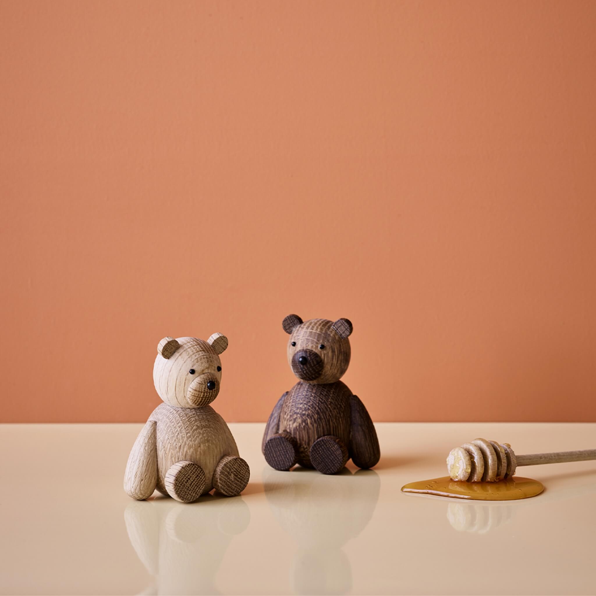 Teddy | Smoked Oak | WOODEN ANIMALS – Lucie Kaas