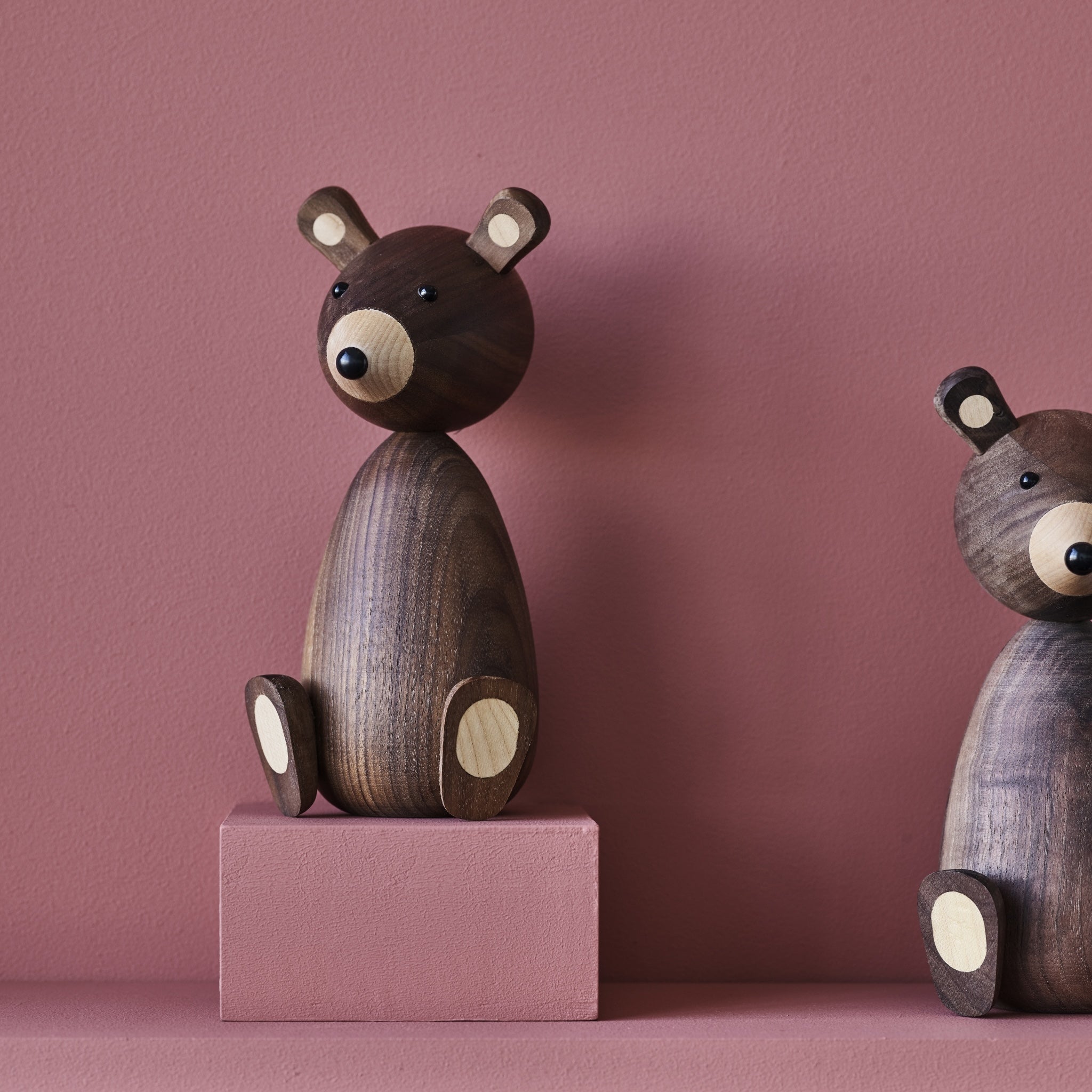 Baby Bear | American Walnut | WOODEN ANIMALS – Lucie Kaas