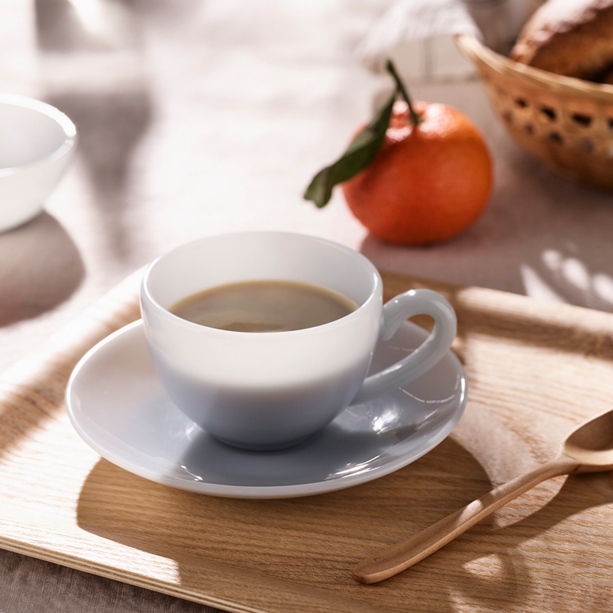 Cup W. Saucer | Blue Fog CUP W. SAUCER - Lucie Kaas