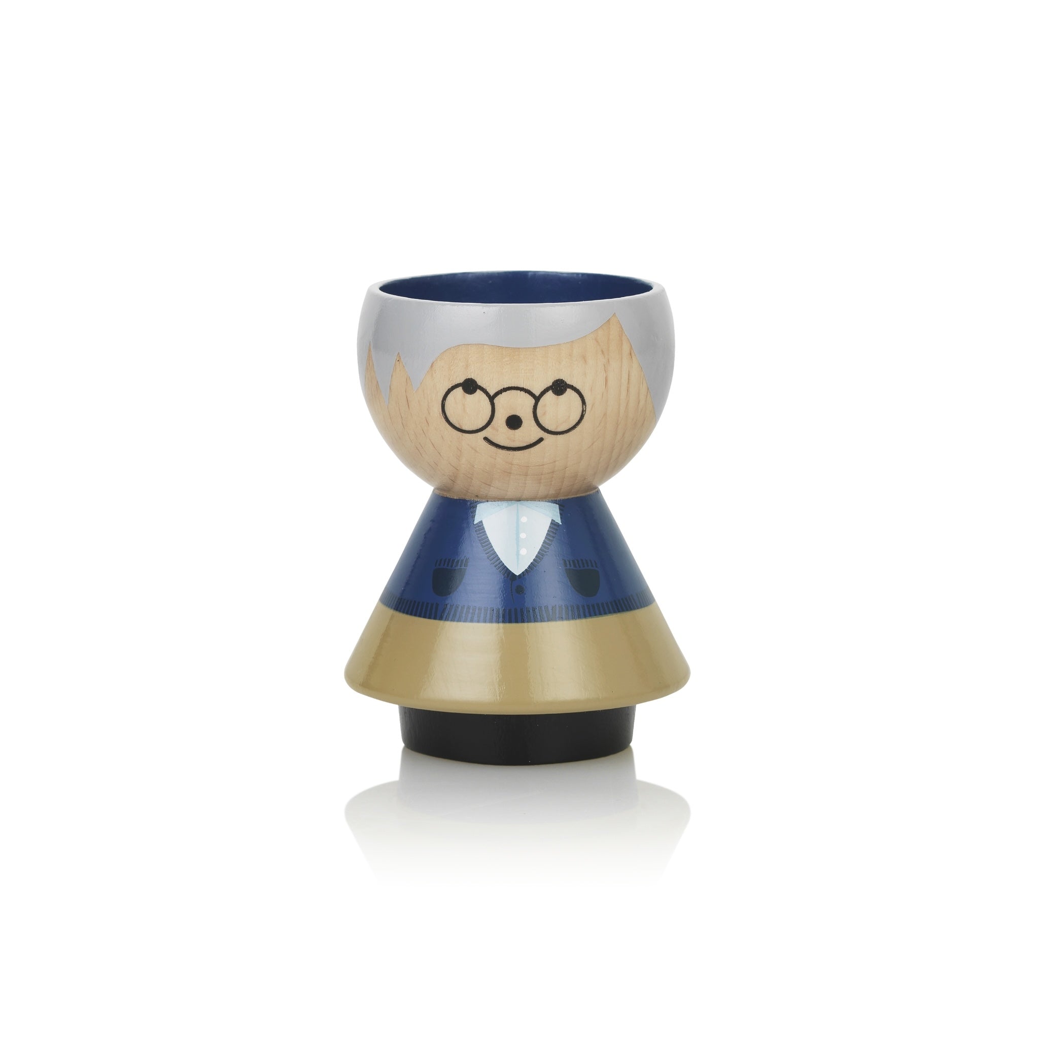 Grandpa Egg Holder: Charming Bordfolk Collection – Lucie Kaas