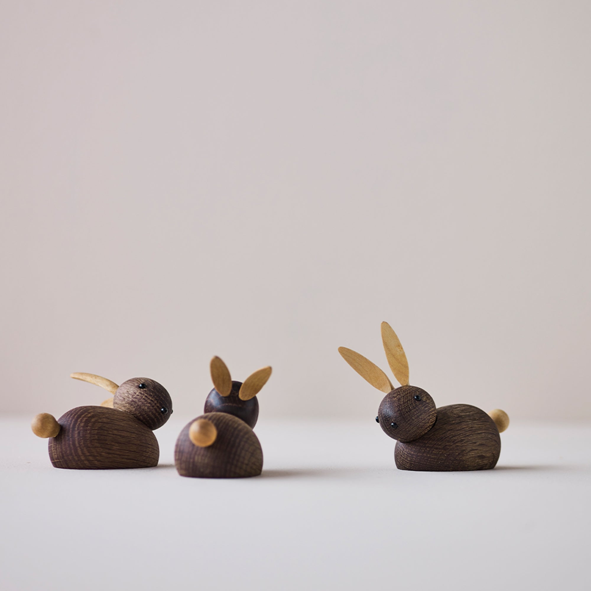 Rabbit, Pointy Ears | Smoked Oak RABBIT, POINTY EARS - Lucie Kaas