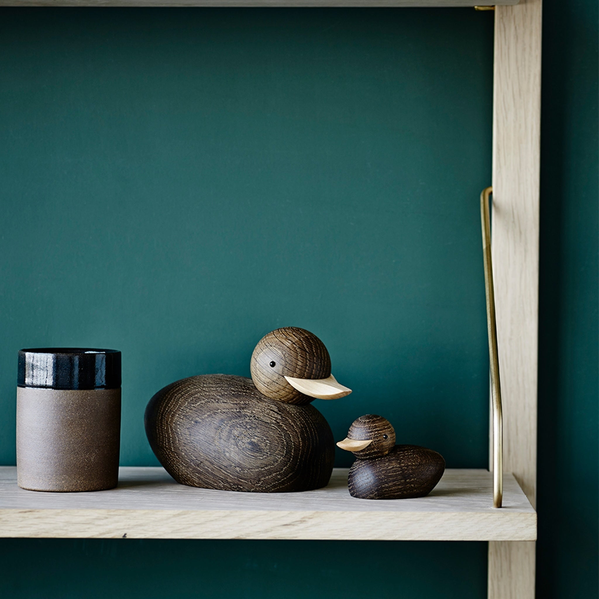 Duck | Smoked Oak | WOODEN ANIMALS – Lucie Kaas