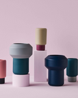 Lucie Kaas, FUMARIO, Vase | Pink, Mint Green, Vases