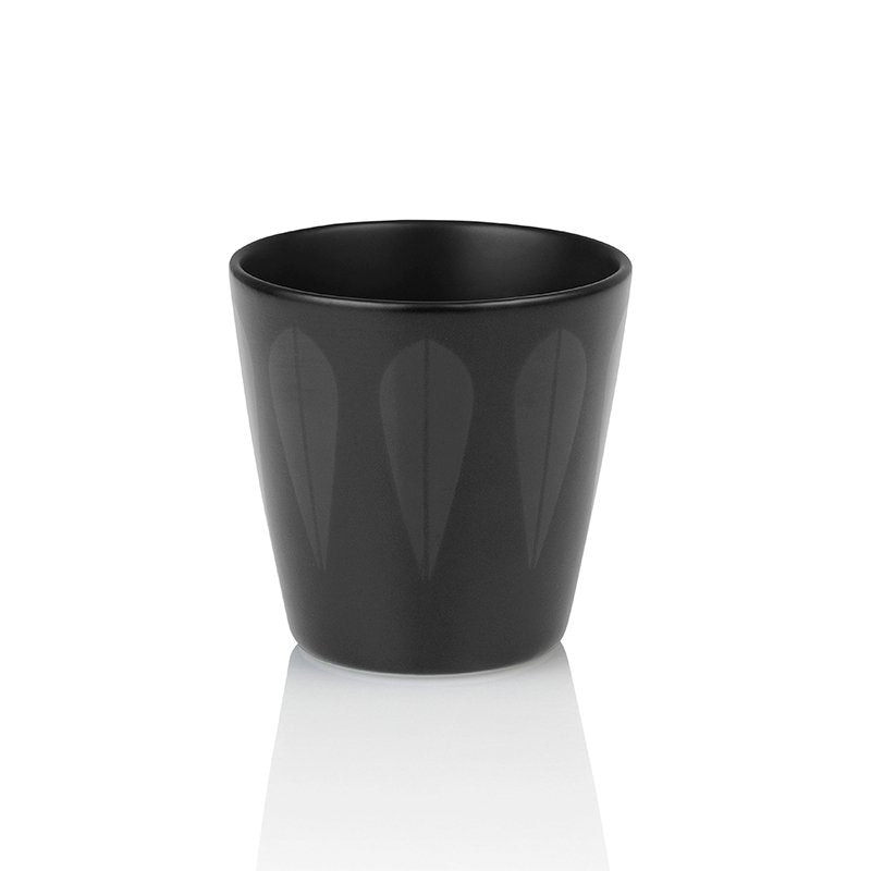 Lucie Kaas, ARNE CLAUSEN COLLECTION, Lotus Cup | Black, Coffee & Tea Cups