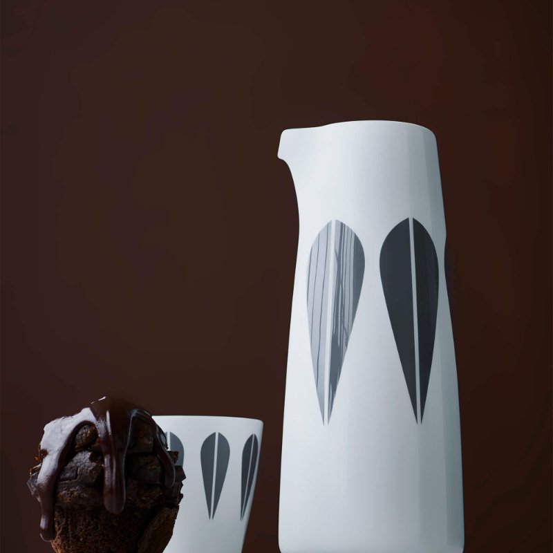 Lotus Cup | White, Grey CUP - Lucie Kaas