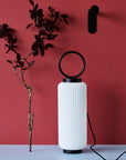 Lucie Kaas, MOONBEAM, Lantern Table Lamp | White, Black, Lamps