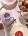 Cup W. Saucer | Almond CUP W. SAUCER - Lucie Kaas