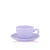 Cup W. Saucer | Lavender CUP W. SAUCER - Lucie Kaas