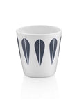Lotus Cup | White, Dark Blue CUP - Lucie Kaas