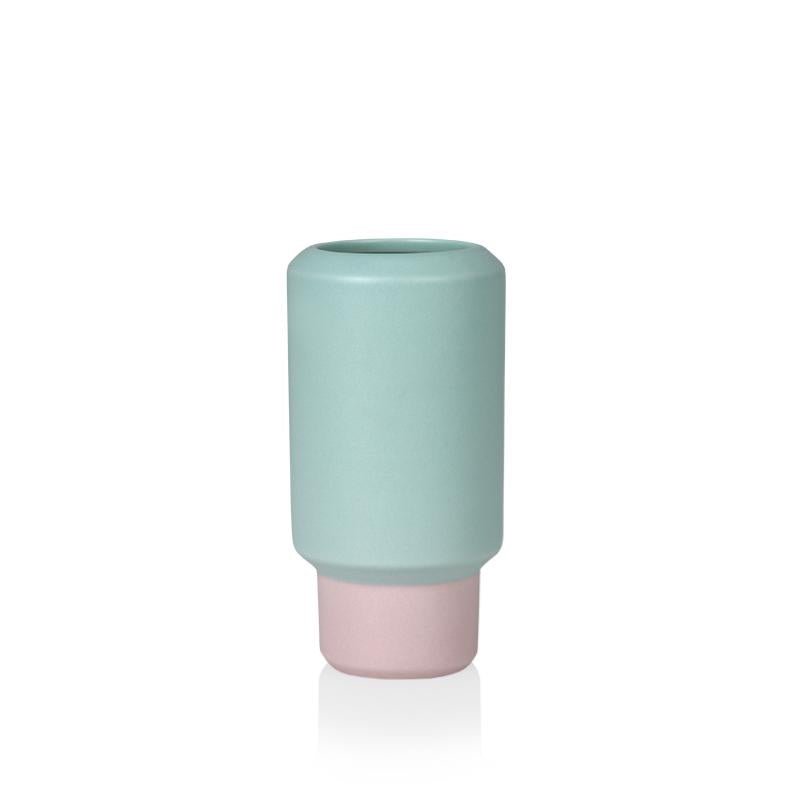 Vase | Mintgrøn, lyserød VASE - Lucie Kaas