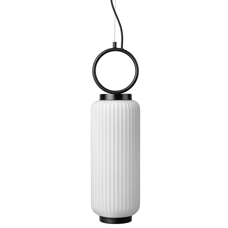 Small Lantern Pendant | White, Black SMALL LANTERN PENDANT - Lucie Kaas